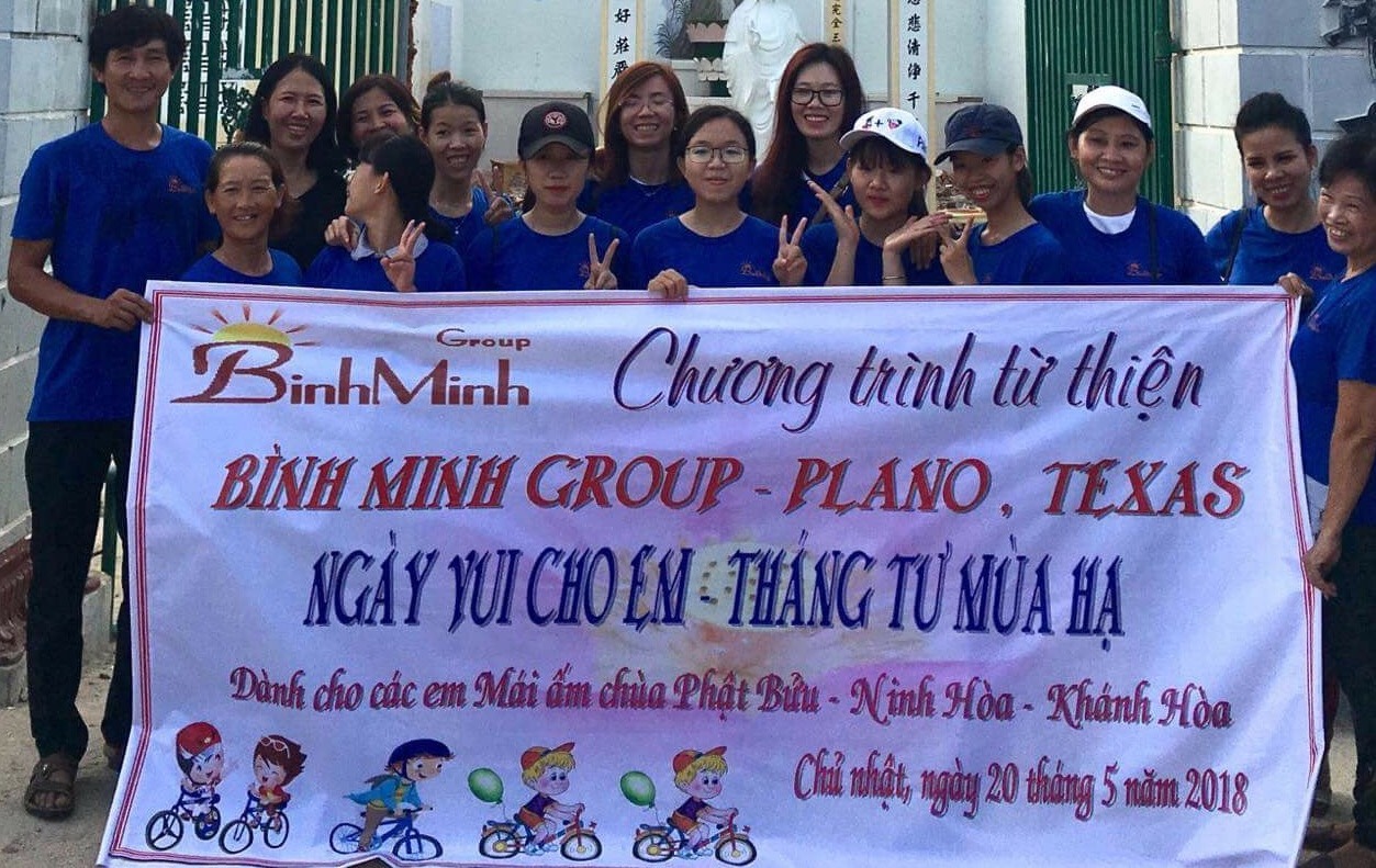 Binh Minh Group thăm và tặng quà Mái Ấm Chùa Phật Bửu, thị xã Ninh Hòa, tỉnh Khánh Hòa (20/5/2018)